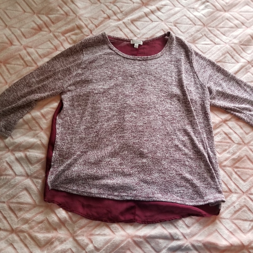 Maroon shirt
